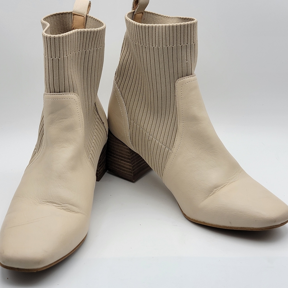Oasis Society Elegant‎ Cream Ankle Boots SIZE 9. #1595
